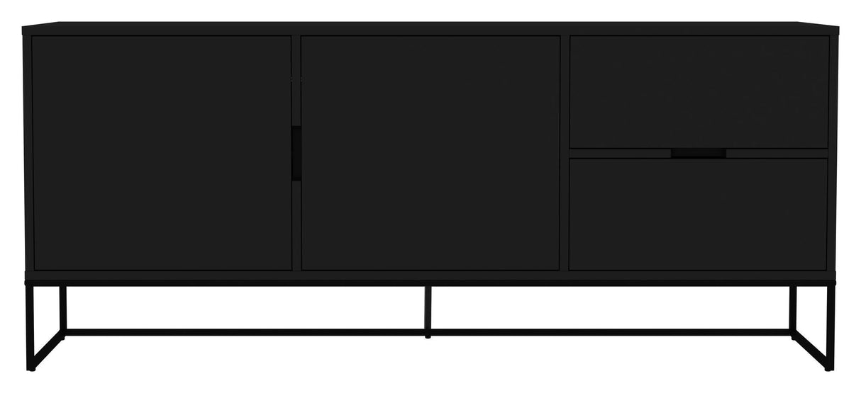 TENZO LIPP Sideboard with 2 doors and 2 drawers, 43x176, Black