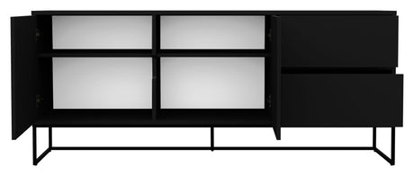 TENZO LIPP Sideboard with 2 doors and 2 drawers, 43x176, Black