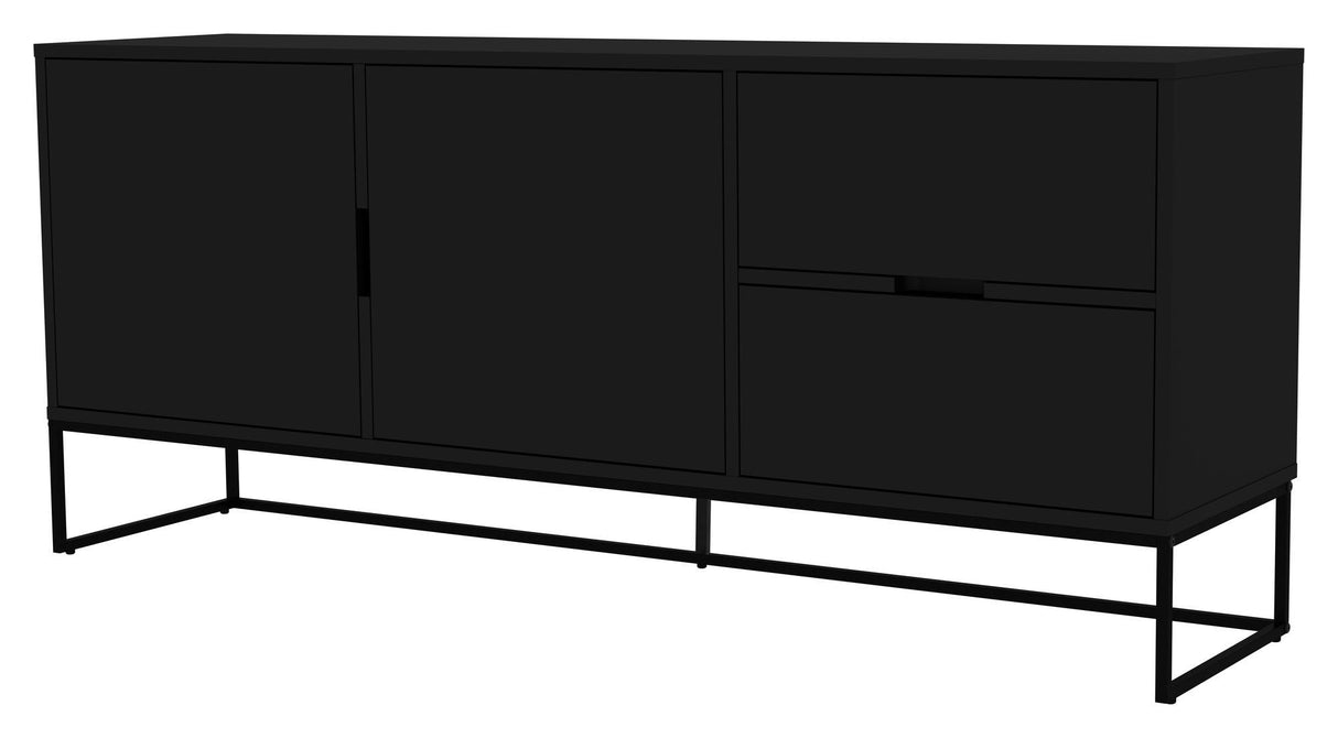 TENZO LIPP Sideboard with 2 doors and 2 drawers, 43x176, Black