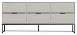 TENZO - LIPP Sideboard with 6 drawers, White