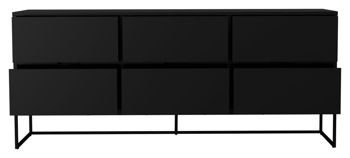 TENZO LIPP Sideboard with 6 drawers, 43x176, Black