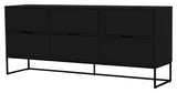 TENZO LIPP Sideboard with 6 drawers, 43x176, Black