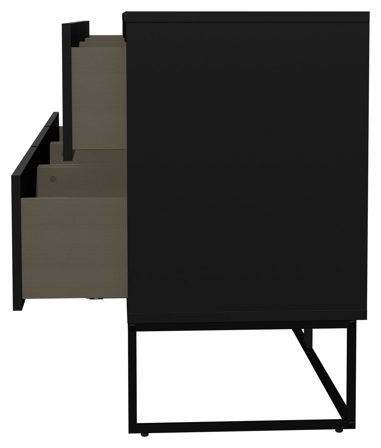 TENZO LIPP Sideboard with 6 drawers, 43x176, Black