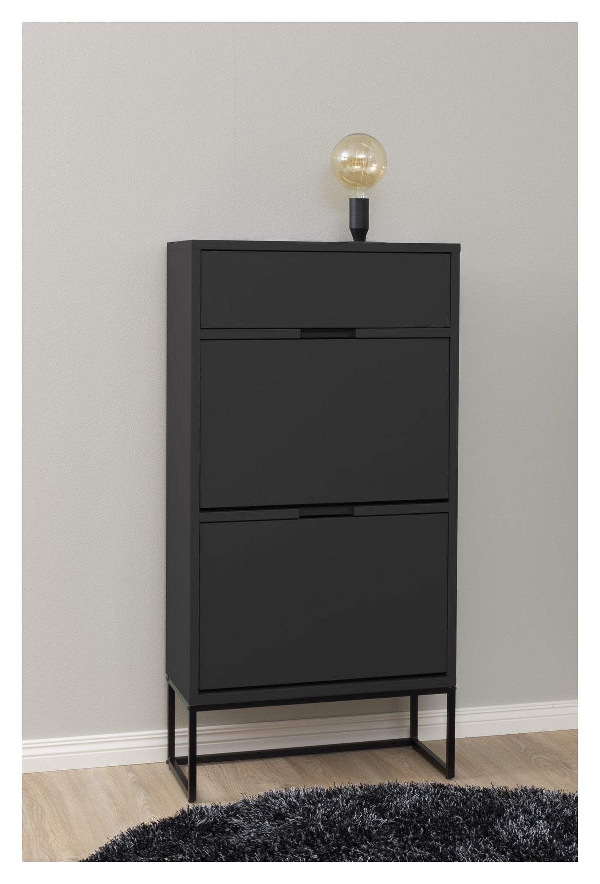 LIPP Shoe Cabinet - Black