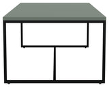 TENZO - LIPP Coffee table, Matte green, 60x120