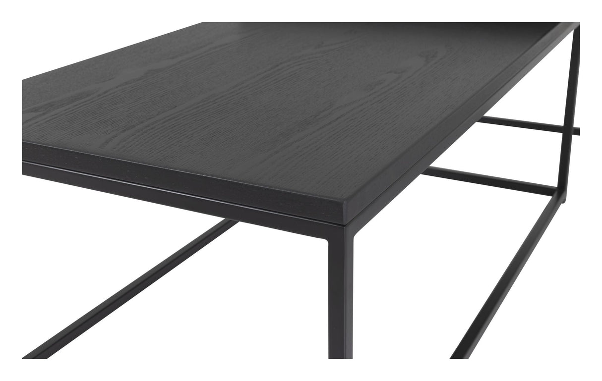 LIPP Dining table 180x90 - Ash/Black