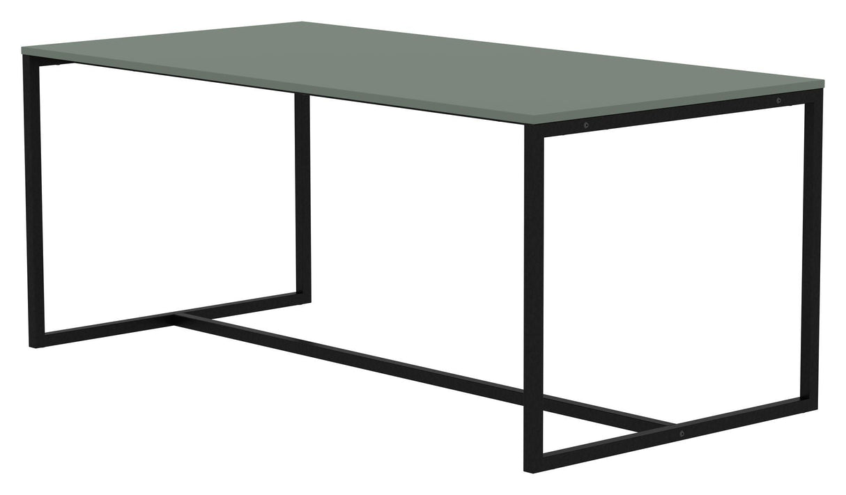 TENZO - LIPP Dining table, Matte green, 90x180