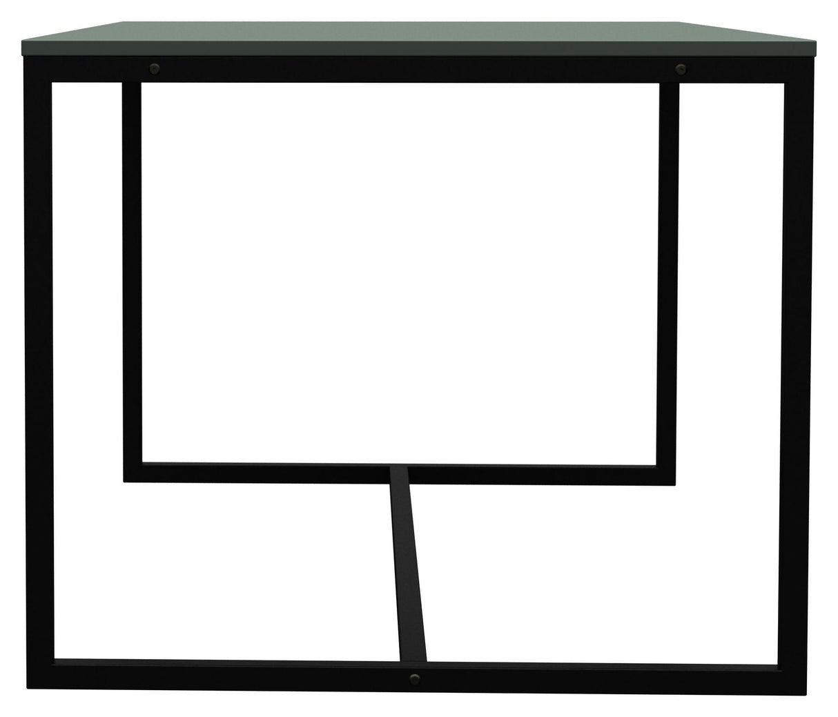 TENZO - LIPP Dining table, Matte green, 90x180