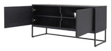 LIPP TV Table 118x40 - Ash/Black