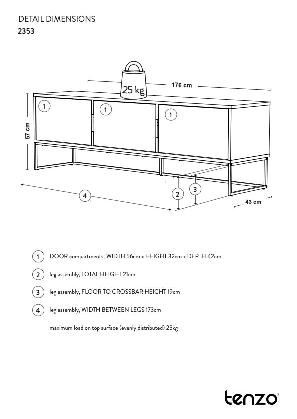 Lipp TV Table - White