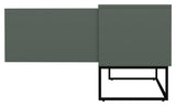 TENZO - LIPP TV Table, Matte green, B:118