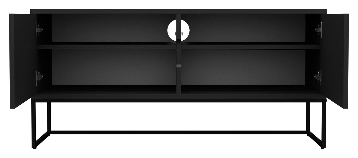 TENZO - LIPP TV Table, Black, B:118