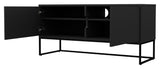 TENZO - LIPP TV Table, Black, B:118