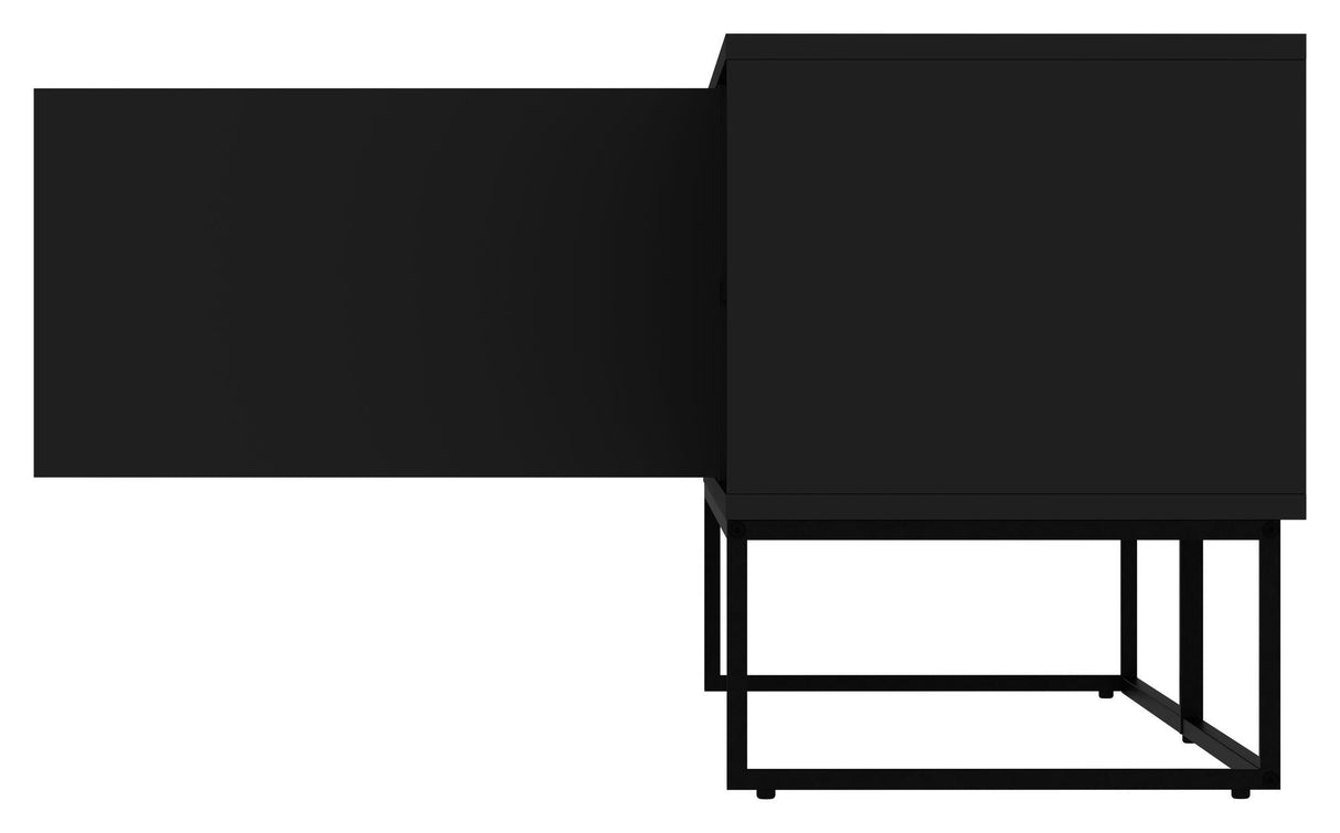 TENZO LIPP TV Table 43x176 - Black