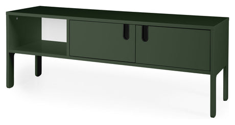 TENZO - Uno TV bench with 2 doors, Green