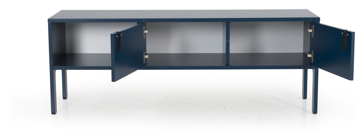 TENZO - Uno TV bench with 2 doors, Petrol