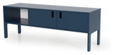 TENZO - Uno TV bench with 2 doors, Petrol