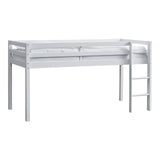 THUKA Semi High Bed 90x200 m/Bedhorse, White