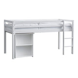 THUKA Semi High Bed 90x200 m/Bedhorse, White