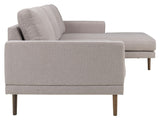 Elmeberg 2-seater sofa with chaise longue, right facing