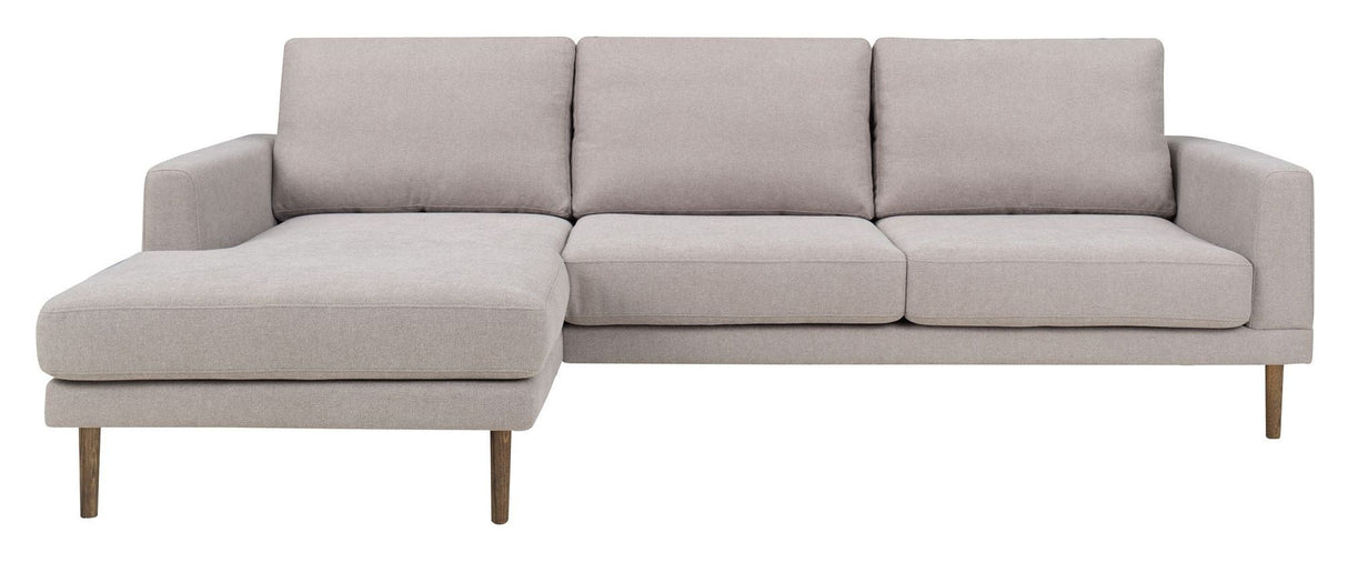 Elmeberg 2-seater sofa with chaise longue, left facing