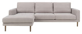 Elmeberg 2-seater sofa with chaise longue, left facing