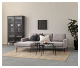 Elmeberg 2-seater sofa with chaise longue, left facing