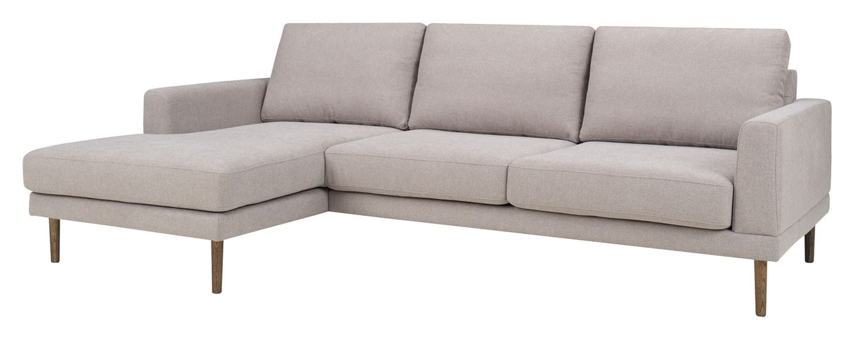 Elmeberg 2-seater sofa with chaise longue, left facing