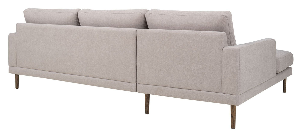 Elmeberg 2-seater sofa with chaise longue, left facing