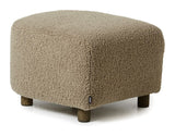 Great Dane stool, Imitation lambskin, Brown