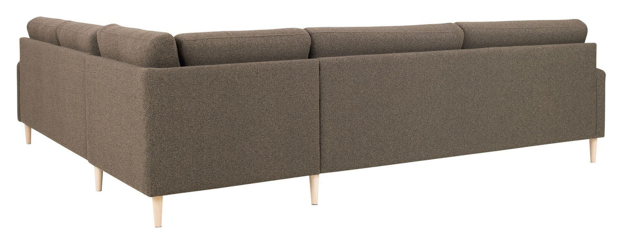 Liliedal Corner sofa, Toffee bouclé