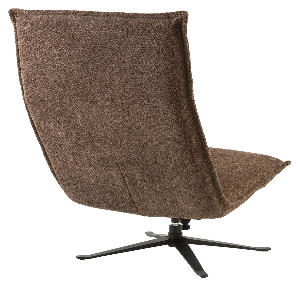 Nelson Recliner with tilt and adjustable headrest, Brown textile