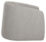 Taffie Armchair with swivel function, beige textile