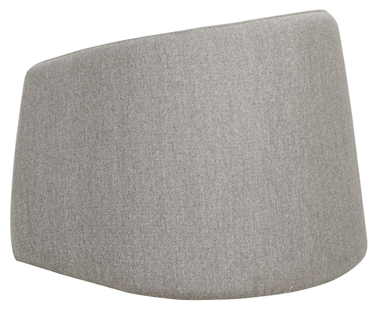 Taffie Armchair with swivel function, beige textile