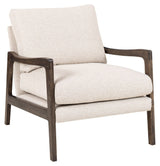 Toby Armchair, Beige bouclé