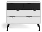 Delta Chest w/4 drawers - Black