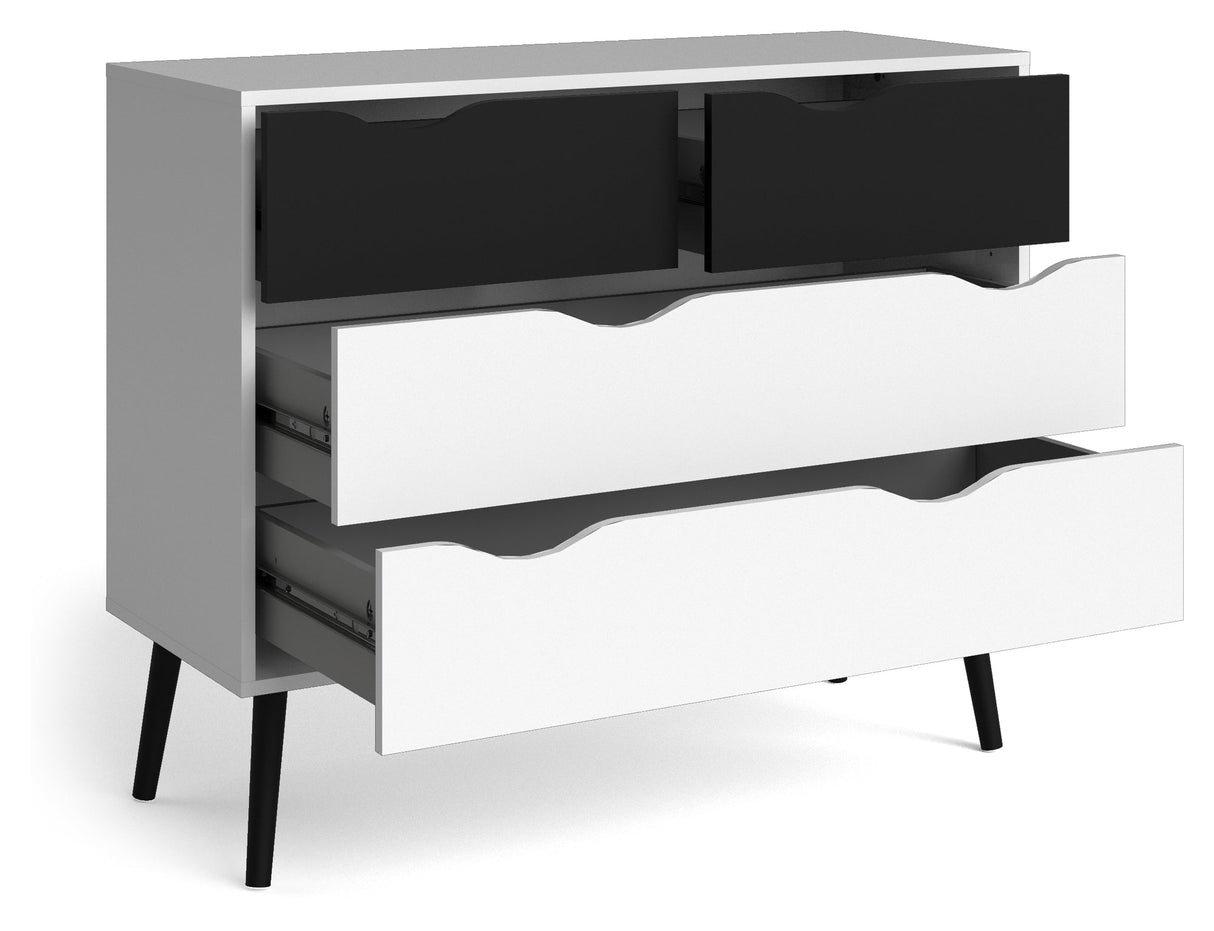 Delta Chest w/4 drawers - Black