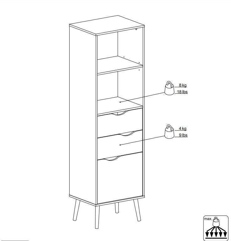 Delta Shelf - White