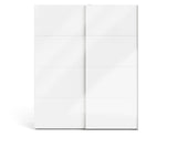 Florence Wardrobe - White high gloss