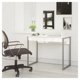 Function Plus Desk - White High Gloss