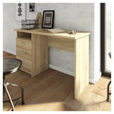 Function Desk - Light wood w/3 drawers