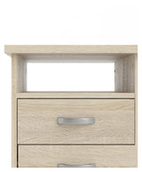 Function Desk - Light Wood w/4 drawers