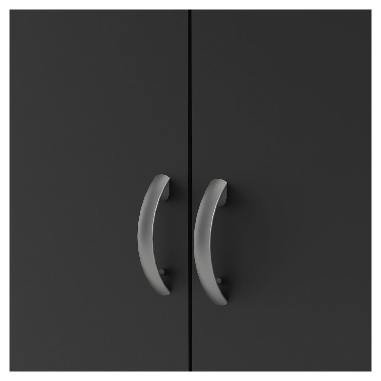 Wardrobe with 2 doors - Black