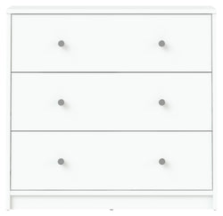 May Chest w. 3 drawers, White