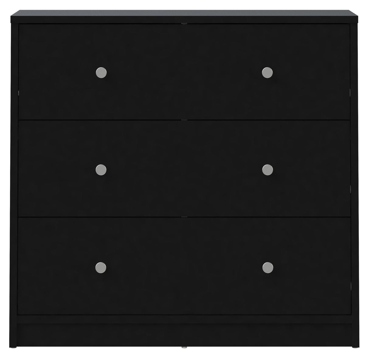 May Chest - Black w/3 drawers