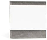 Naia Chest 3 drawers, Concrete look/White, 70x77