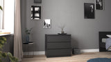 Naia Chest w. 3 drawers - Black