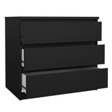 Naia Chest w. 3 drawers - Black