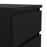 Naia, Chest w. 3 drawers high - Black