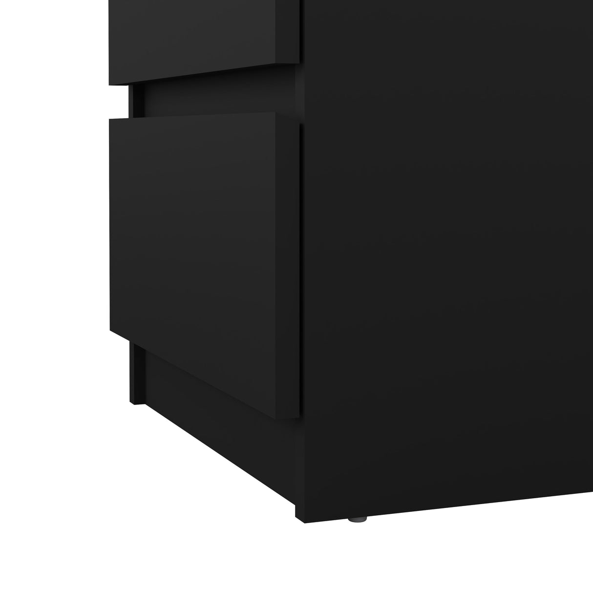 Naia, Chest w. 3 drawers high - Black